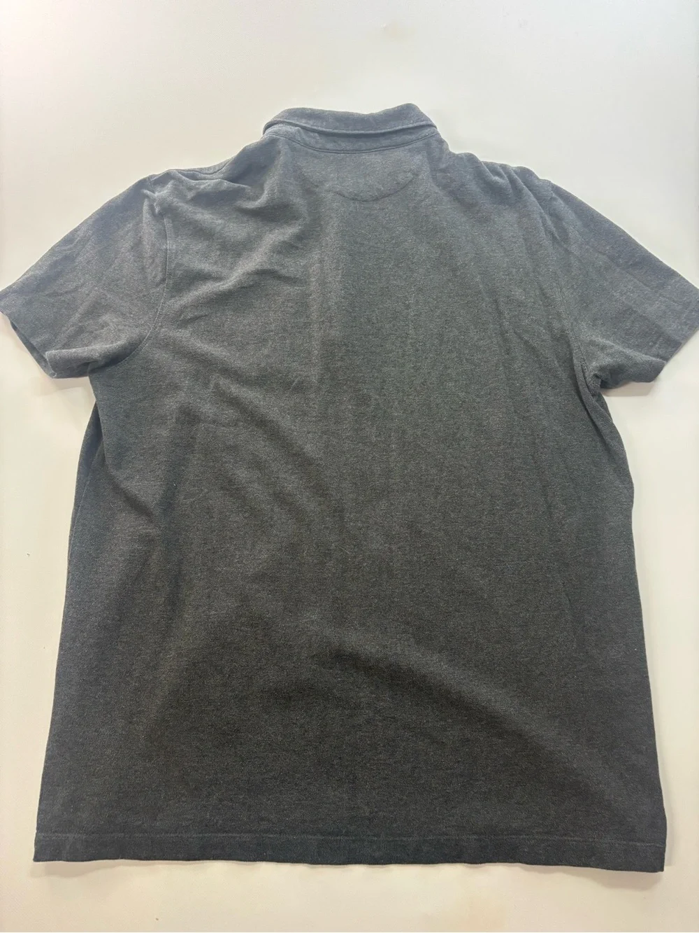 Banana Republic Men's Charcoal Wicking Pique Polo Short Sleeve Mens Size XL
